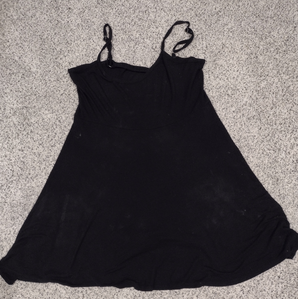 Black cami dress